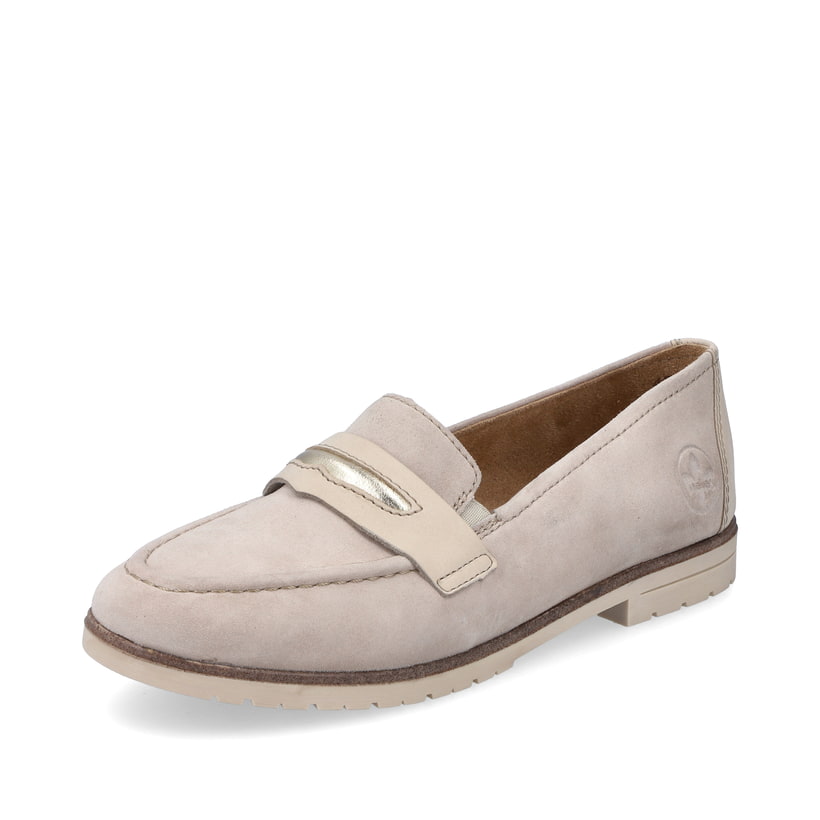 Rieker Artikelnummer 45301-60 Rieker Damen Loafer Hellbeige