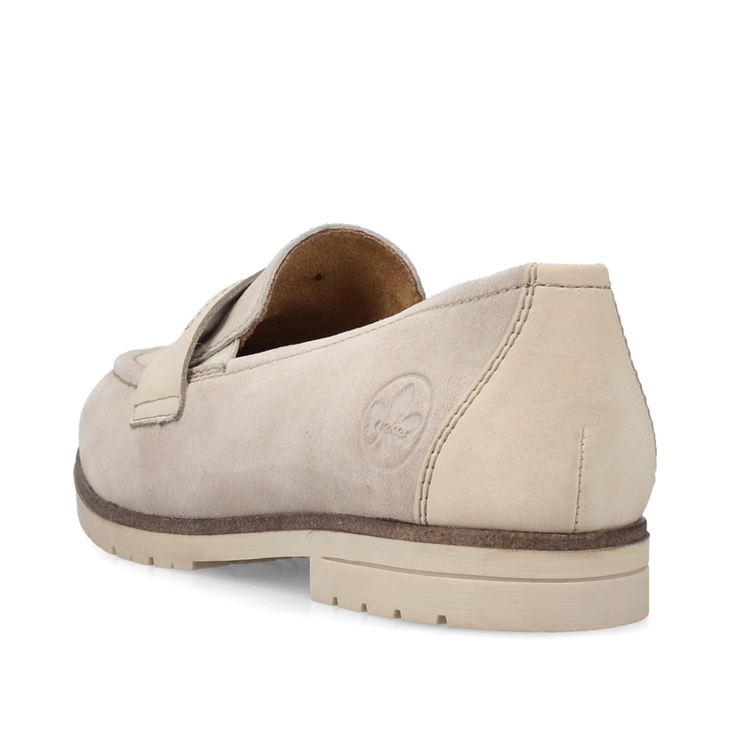 Rieker Artikelnummer 45301-60 Rieker Damen Loafer Hellbeige