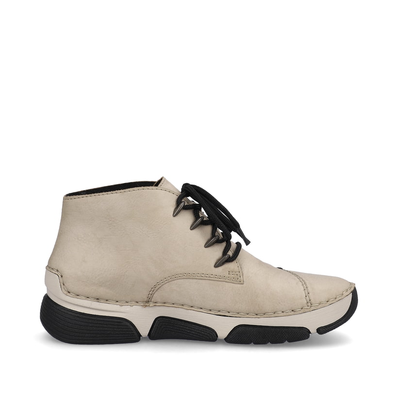Rieker Artikelnummer 45902-60 Rieker Damen Schnürschuhe Cremebeige