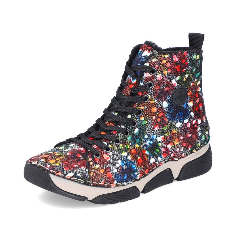 Rieker Artikelnummer 45910-90 Rieker Damen Schnürstiefel Multi