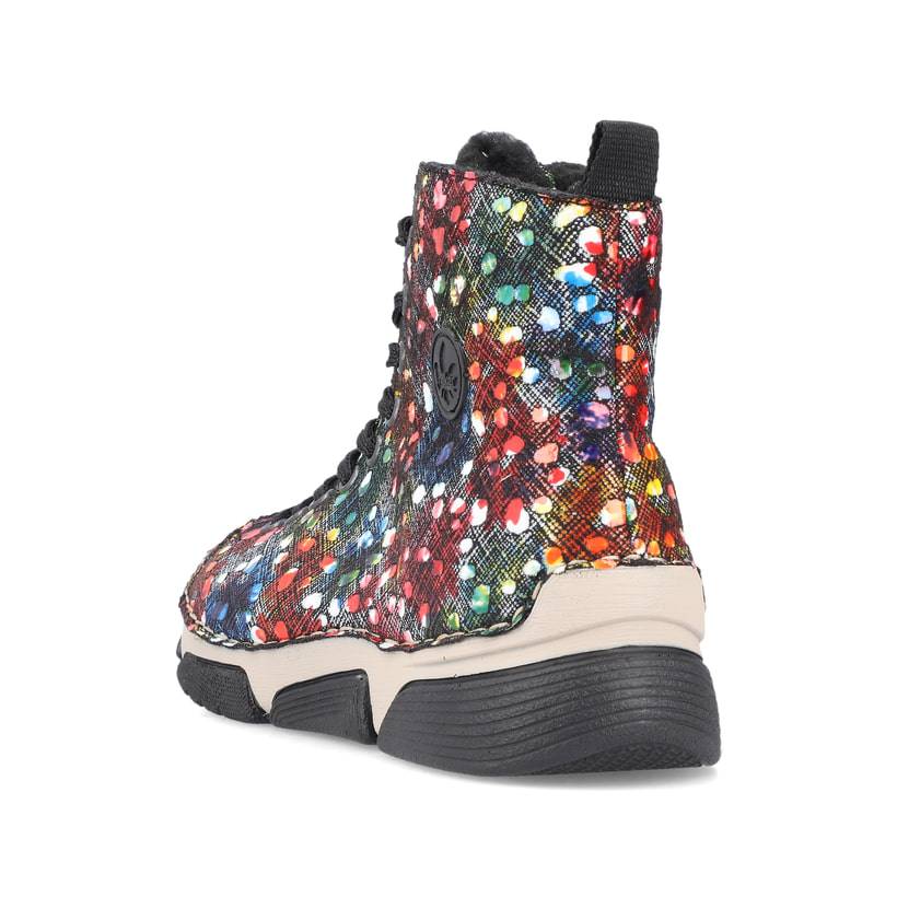 Rieker Artikelnummer 45910-90 Rieker Damen Schnürstiefel Multi