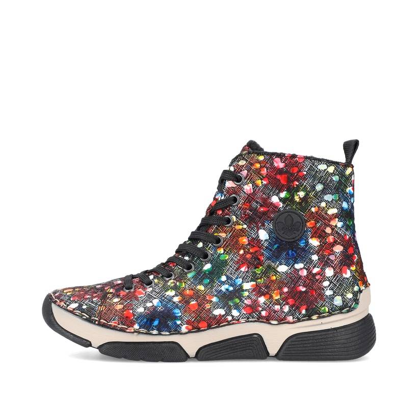Rieker Artikelnummer 45910-90 Rieker Damen Schnürstiefel Multi