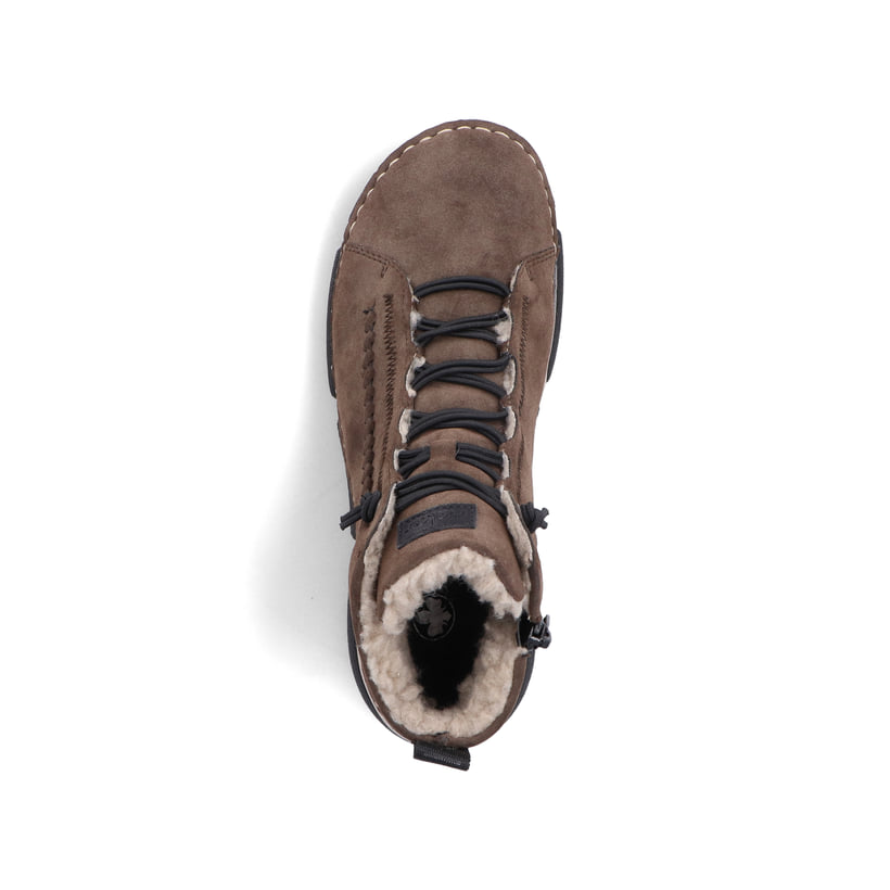 Rieker Artikelnummer 45912-25 Rieker Damen Schnürstiefel Zimtbraun