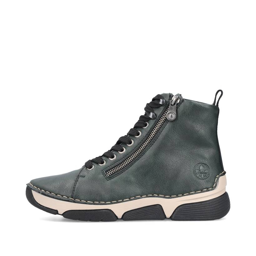 Rieker Artikelnummer 45920-54 Rieker Damen Schnürstiefel Laubgrün