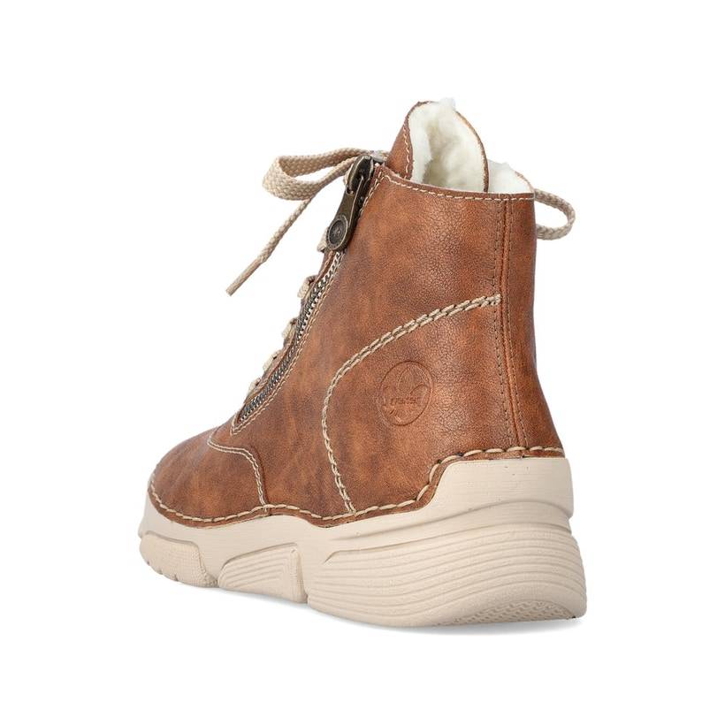 Rieker Artikelnummer 45944-22 Rieker Damen Schnürstiefel Kastanienbraun