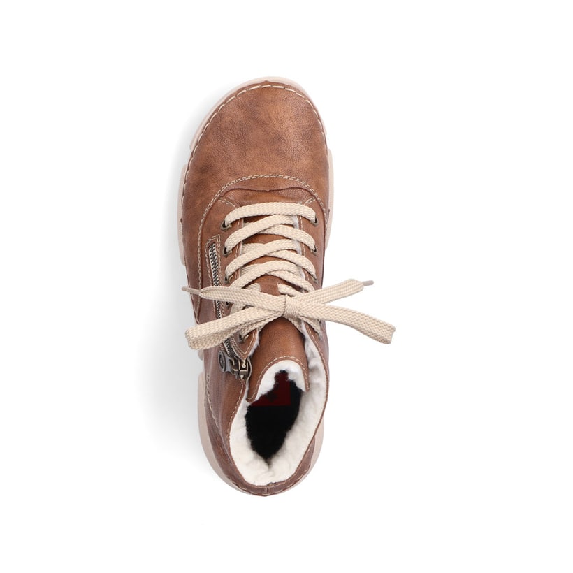 Rieker Artikelnummer 45944-22 Rieker Damen Schnürstiefel Kastanienbraun