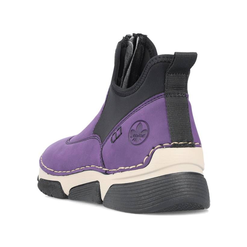 Rieker Artikelnummer 45953-30 Rieker Damen Slipper Aubergine