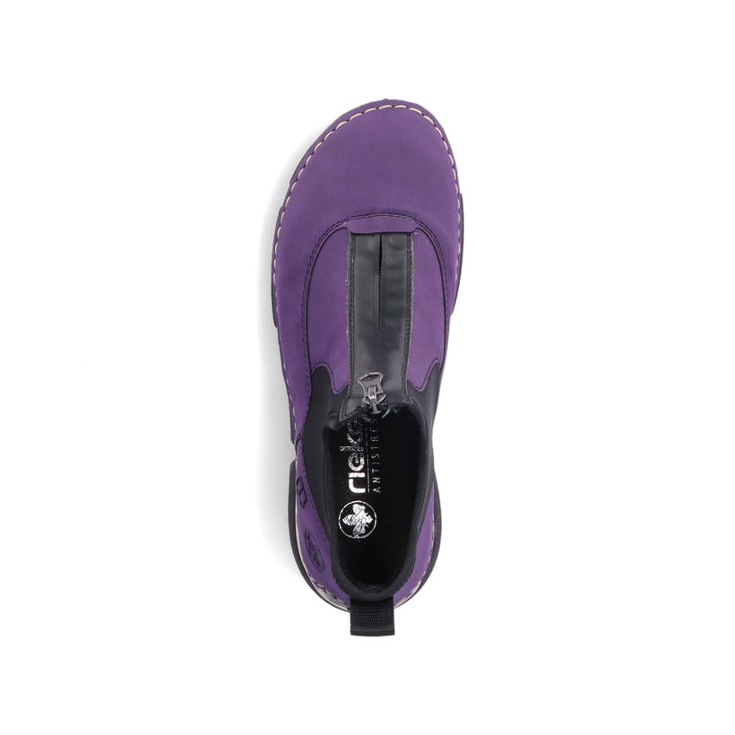 Rieker Artikelnummer 45953-30 Rieker Damen Slipper Aubergine