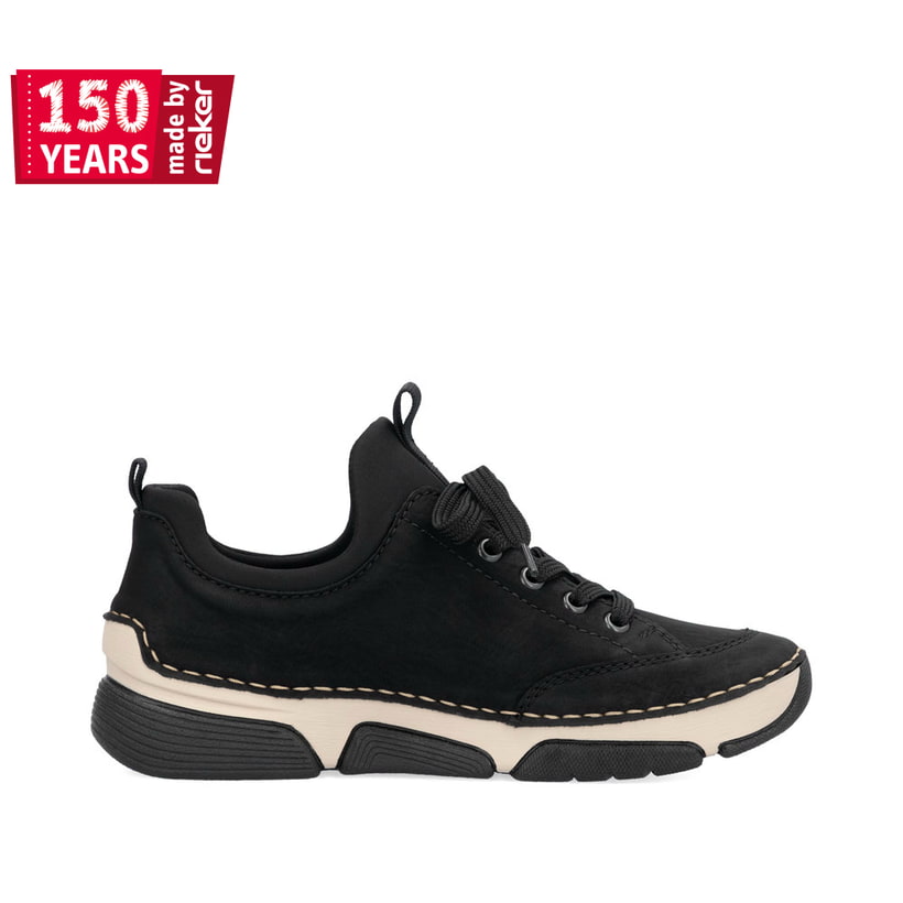 Rieker Artikelnummer 45973-00 Rieker Damen Slipper Nachtschwarz