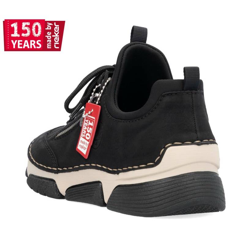 Rieker Artikelnummer 45973-00 Rieker Damen Slipper Nachtschwarz