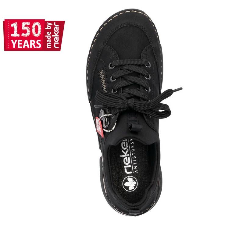 Rieker Artikelnummer 45973-00 Rieker Damen Slipper Nachtschwarz