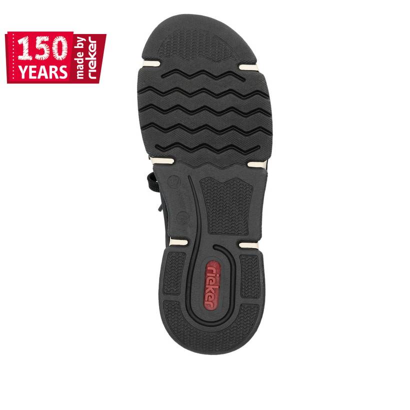 Rieker Artikelnummer 45973-00 Rieker Damen Slipper Nachtschwarz