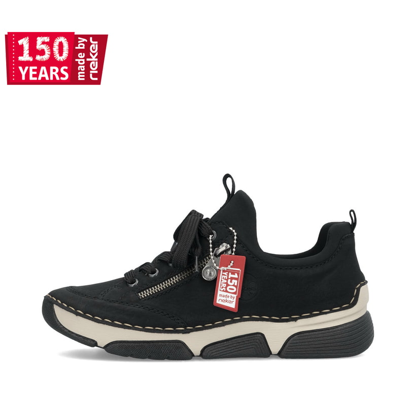 Rieker Artikelnummer 45973-00 Rieker Damen Slipper nachtschwarz
