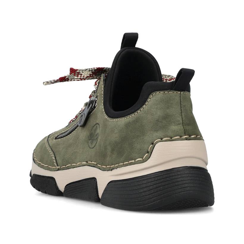 Rieker Artikelnummer 45973-54 Rieker Damen Slipper Khakigrün