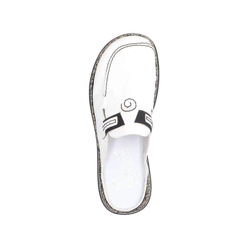 Rieker Artikelnummer 46393-80 Rieker Damen Clogs Altweiß