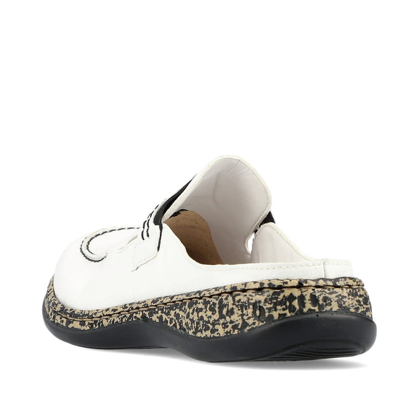 Rieker Artikelnummer 46393-80 Rieker Damen Clogs Altweiß