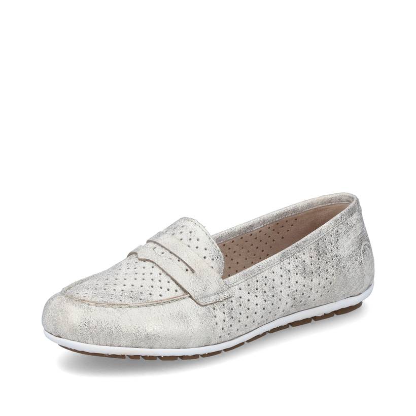 Rieker Artikelnummer 46887-60 Rieker Damen Loafer Hellbeige