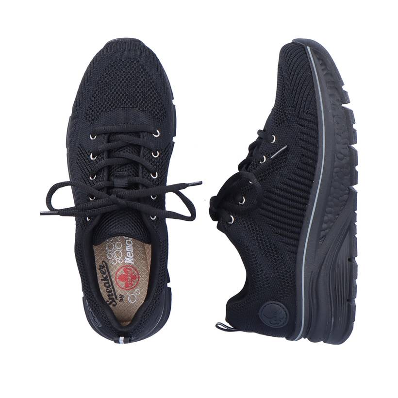 Rieker Artikelnummer 48022-00 Rieker Damen Sneaker Low Tiefschwarz