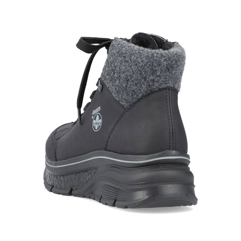 Rieker Artikelnummer 48043-00 Rieker Damen Sneaker High Tiefschwarz