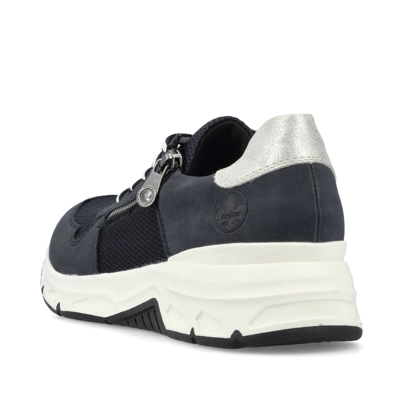 Rieker Artikelnummer 48135-14 Rieker Damen Sneaker Low Stahlblau
