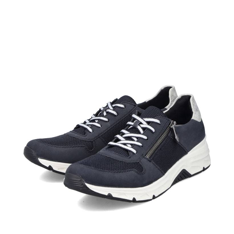 Rieker Artikelnummer 48135-14 Rieker Damen Sneaker Low stahlblau