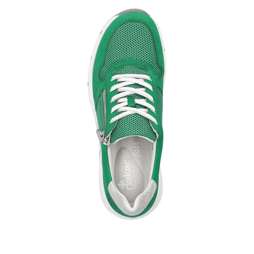 Rieker Artikelnummer 48135-52 Rieker Damen Sneaker Low Grasgrün