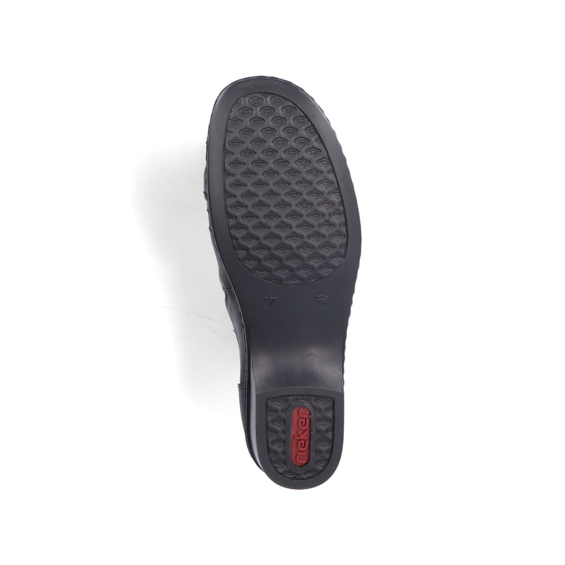 Rieker Artikelnummer 48260-01 Rieker Damen Slipper Nachtschwarz