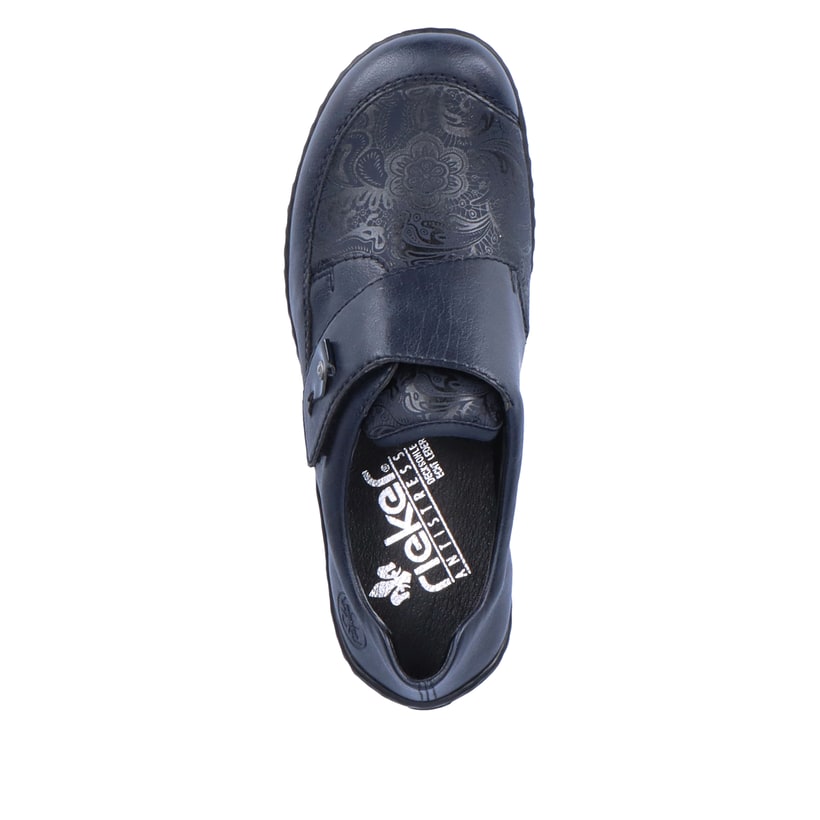 Rieker Artikelnummer 48951-14 Rieker Damen Slipper Asphaltschwarz