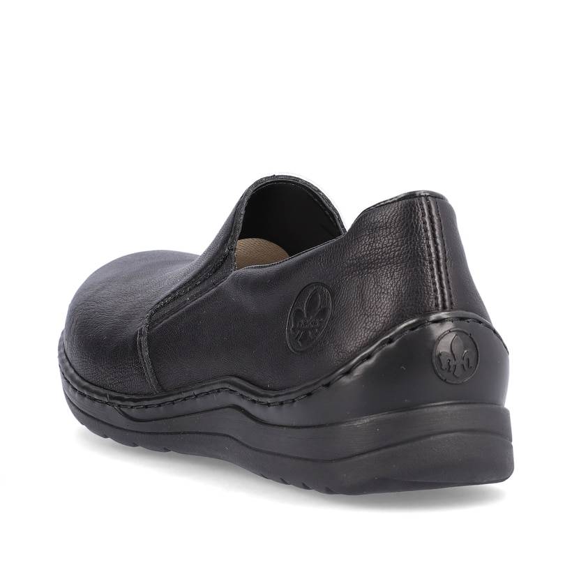 Rieker Artikelnummer 48964-00 Rieker Damen Slipper Asphaltschwarz