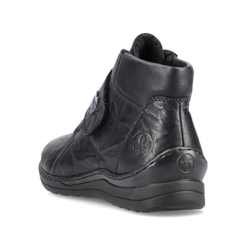 Rieker Artikelnummer 48984-01 Rieker Damen Slipper Tiefschwarz