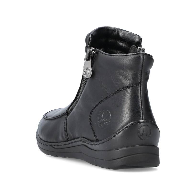 Rieker Artikelnummer 48999-00 Rieker Damen Kurzstiefel Glanzschwarz