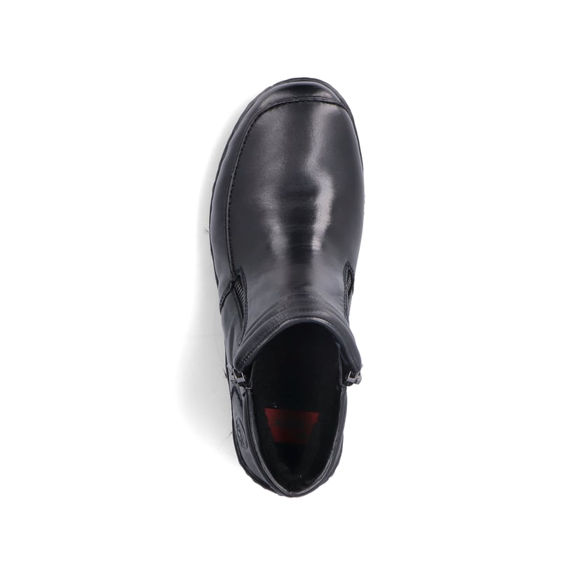 Rieker Artikelnummer 48999-00 Rieker Damen Kurzstiefel Glanzschwarz