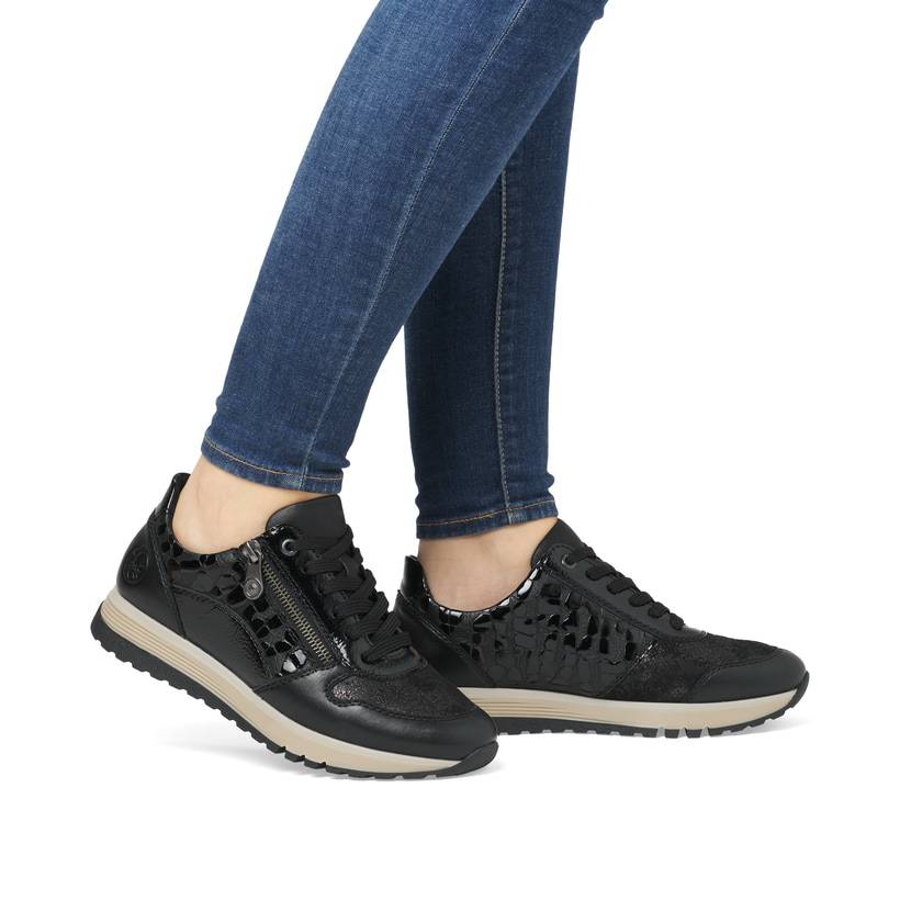 Rieker Artikelnummer 49003-00 Rieker Damen Sneaker Low Urbanschwarz