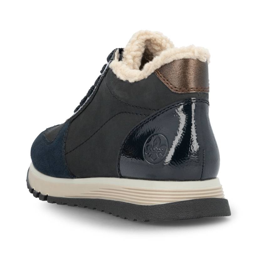 Rieker Artikelnummer 49004-14 Rieker Damen Schnürschuhe Marineblau