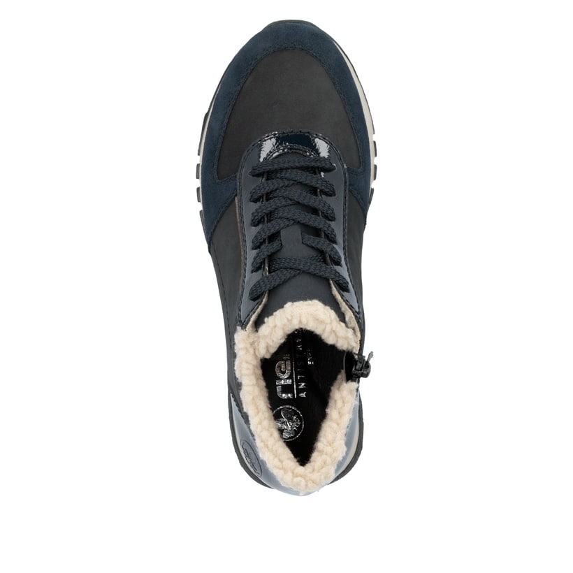 Rieker Artikelnummer 49004-14 Rieker Damen Schnürschuhe Marineblau