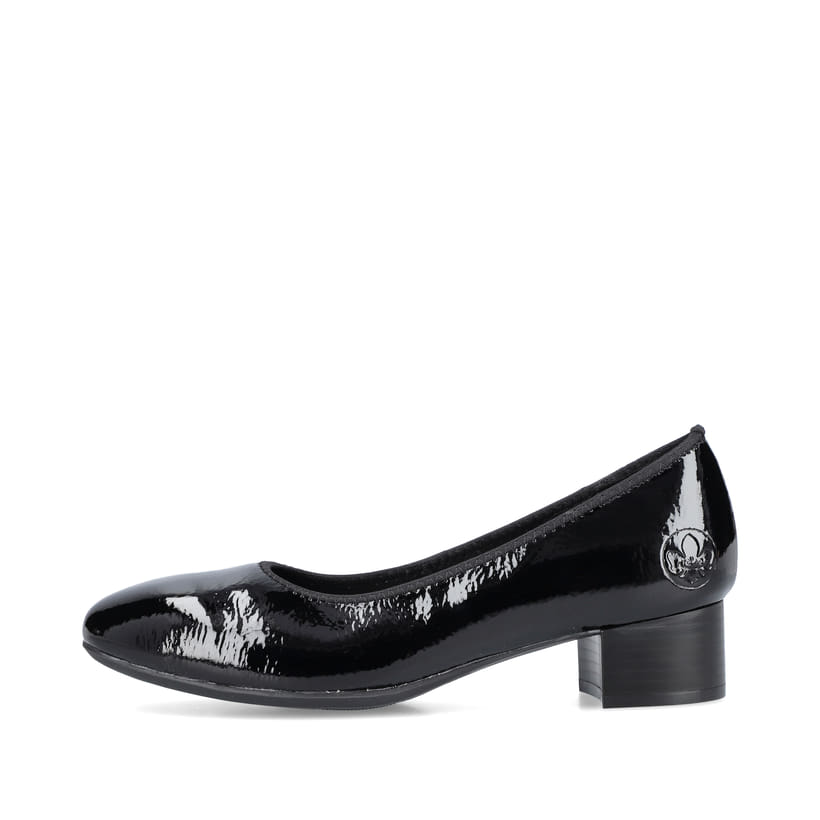 Rieker Artikelnummer 49260-04 Rieker Damen Pumps glanzschwarz