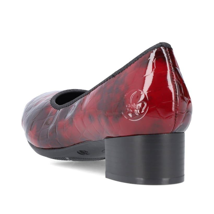 Rieker Artikelnummer 49260-35 Rieker Damen Pumps Metallic-rot