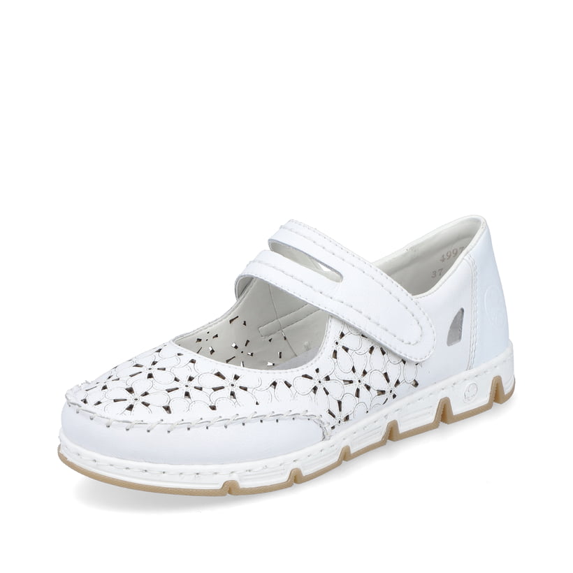 Rieker Artikelnummer 49977-80 Rieker Damen Ballerinas Reinweiss