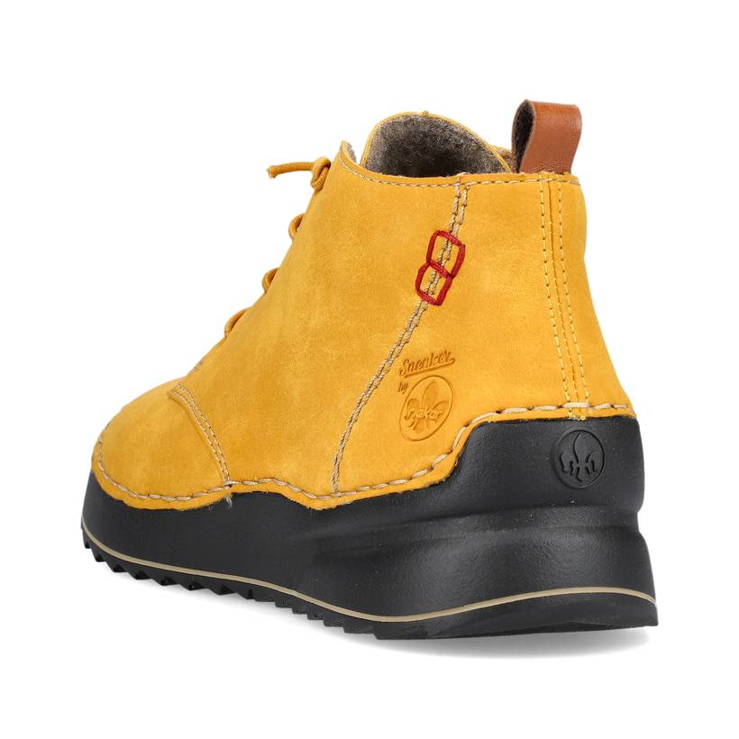 Rieker Artikelnummer 51510-68 Rieker Damen Schnürschuhe Sonnengelb