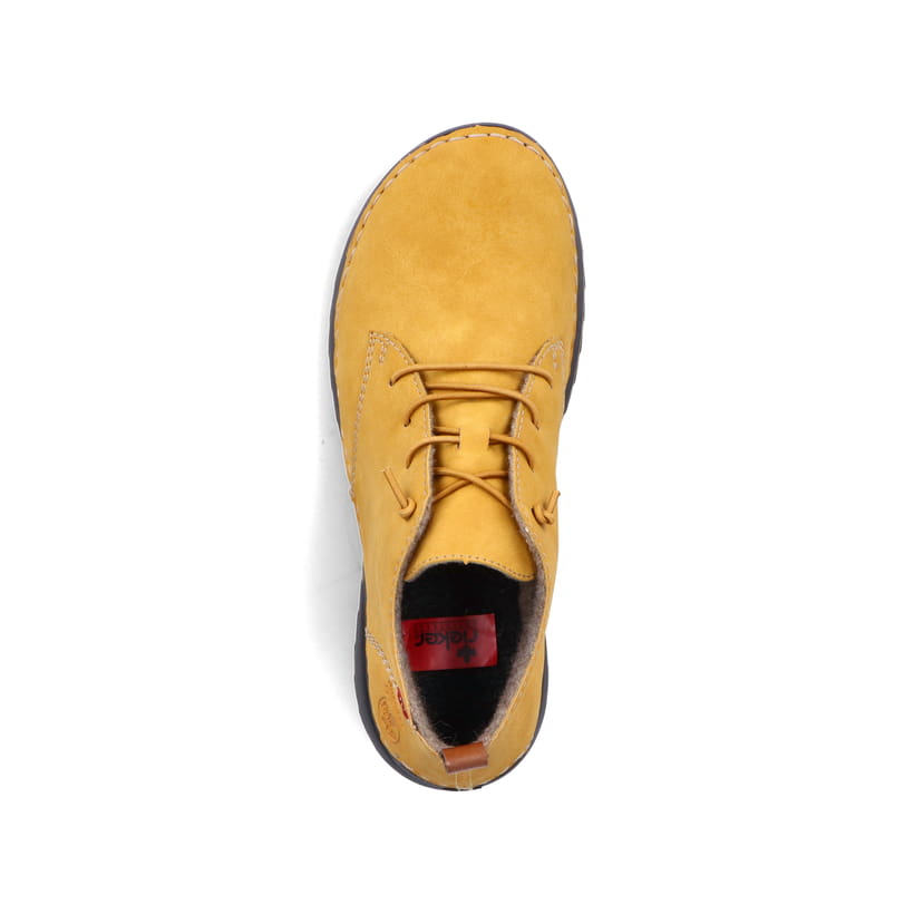 Rieker Artikelnummer 51510-68 Rieker Damen Schnürschuhe Sonnengelb