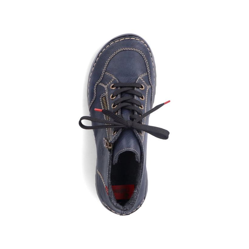 Rieker Artikelnummer 51542-14 Rieker Damen Schnürschuhe Schieferblau
