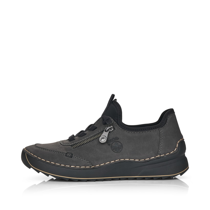 Rieker Artikelnummer 51568-45 Rieker Damen Slipper granitgrau