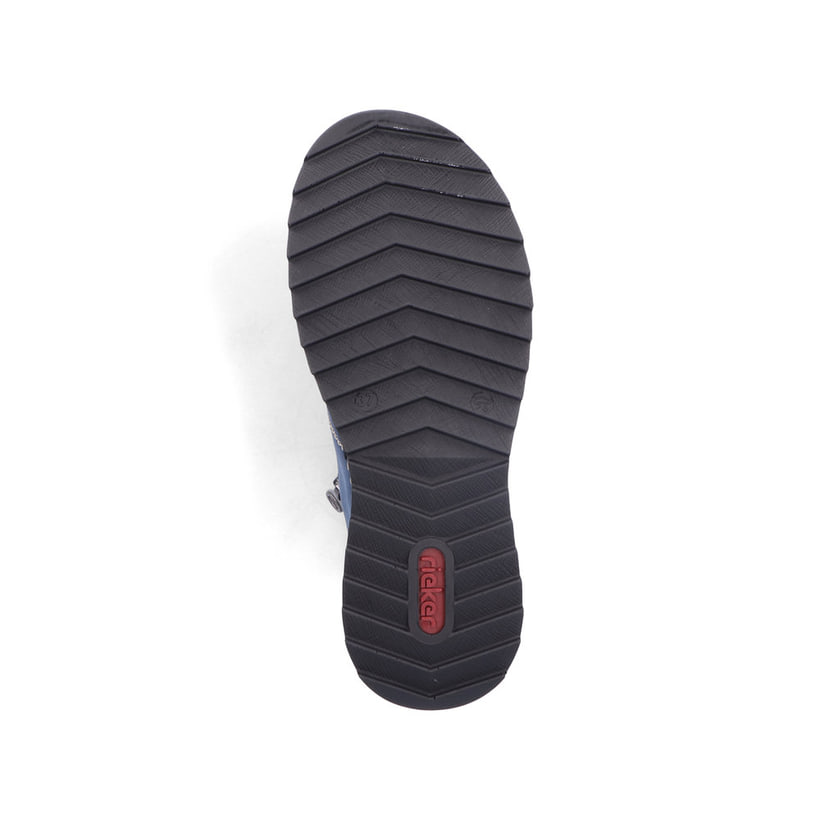 Rieker Artikelnummer 51594-14 Rieker Damen Slipper Blaugrau