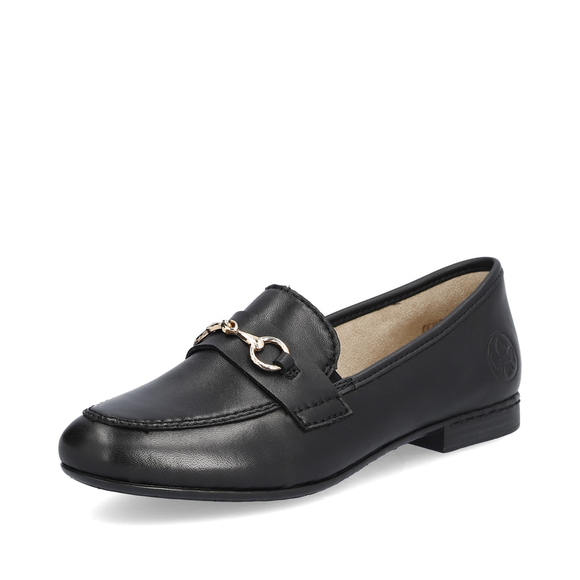 Rieker Artikelnummer 51764-00 Rieker Damen Loafer Mitternachtsschwarz
