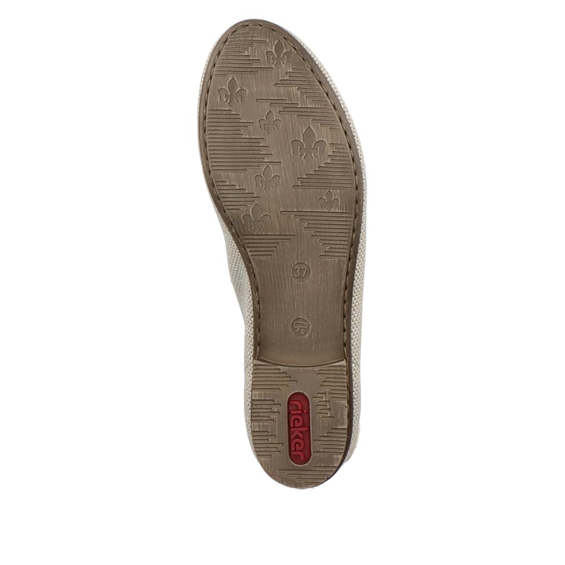 Rieker Artikelnummer 51989-64 Rieker Damen Slipper Hellbeige
