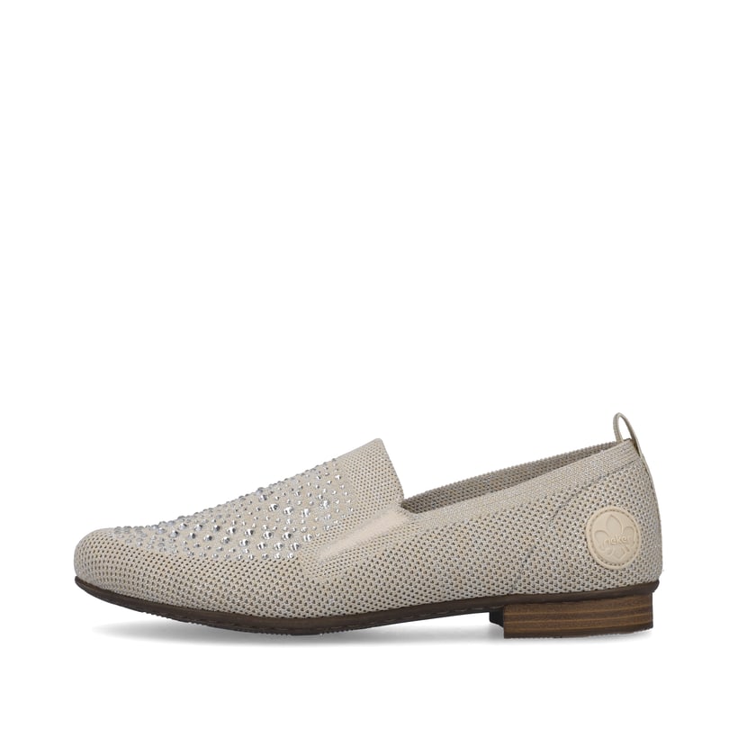 Rieker Artikelnummer 51989-64 Rieker Damen Slipper hellbeige