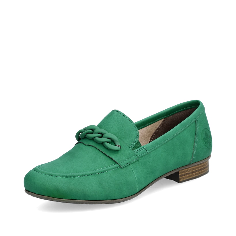 Rieker Artikelnummer 51999-52 Rieker Damen Loafer Grasgrün