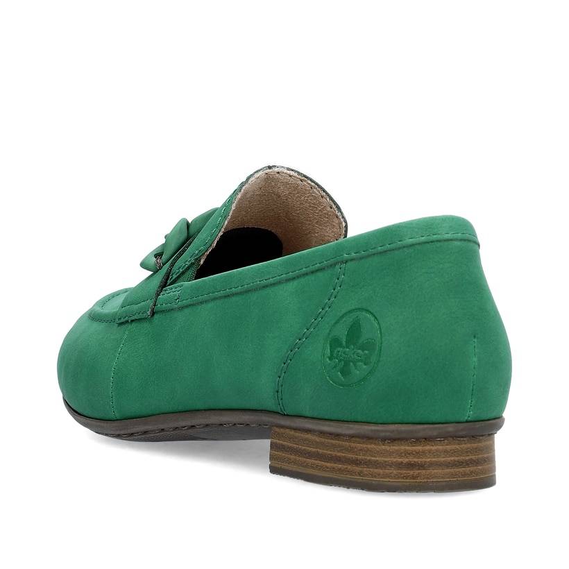 Rieker Artikelnummer 51999-52 Rieker Damen Loafer Grasgrün