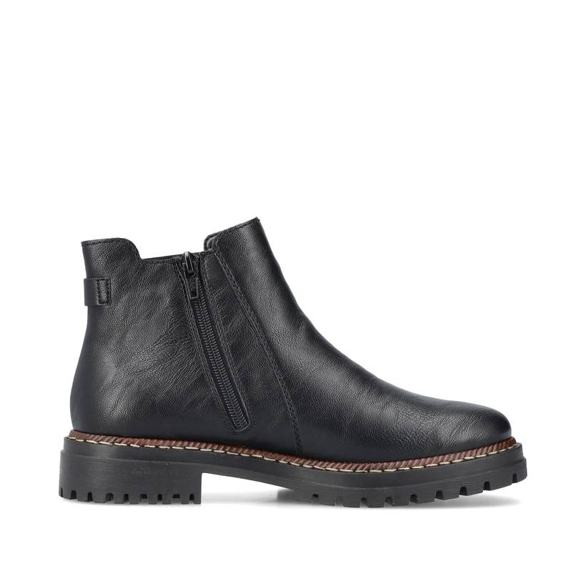 Rieker Artikelnummer 52054-00 Rieker Damen Chelsea Boots Nachtschwarz