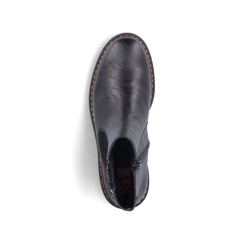 Rieker Artikelnummer 52054-00 Rieker Damen Chelsea Boots Nachtschwarz